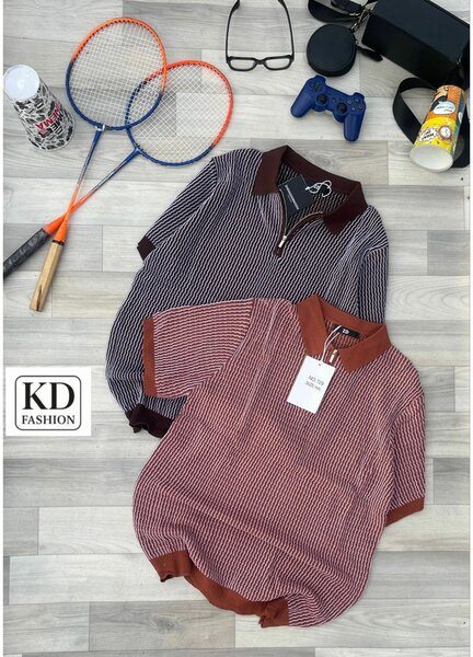 Polos rayés unisex modernes