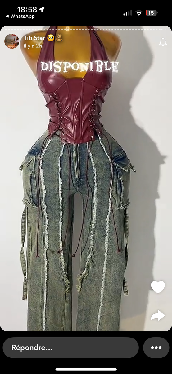 Pantalon décontracté tendance