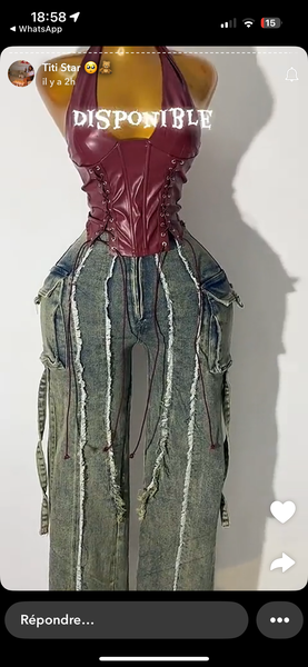 Pantalon décontracté tendance