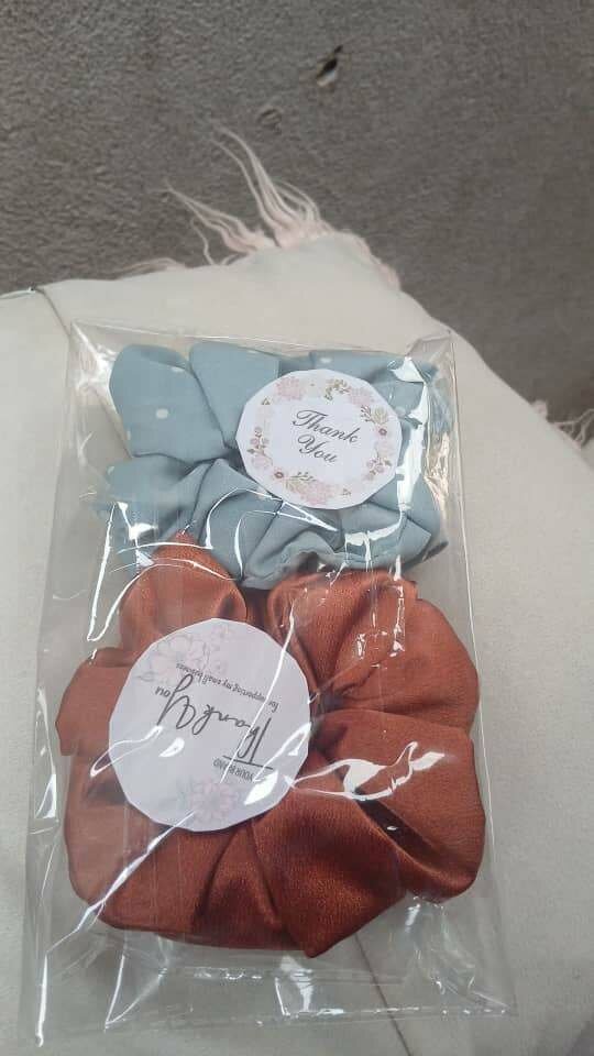 Scrunchies  en satin