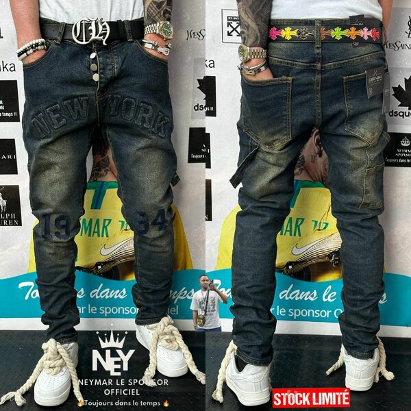 Jeans tendance homme décontractés