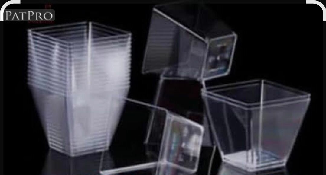 Verrines en plastique