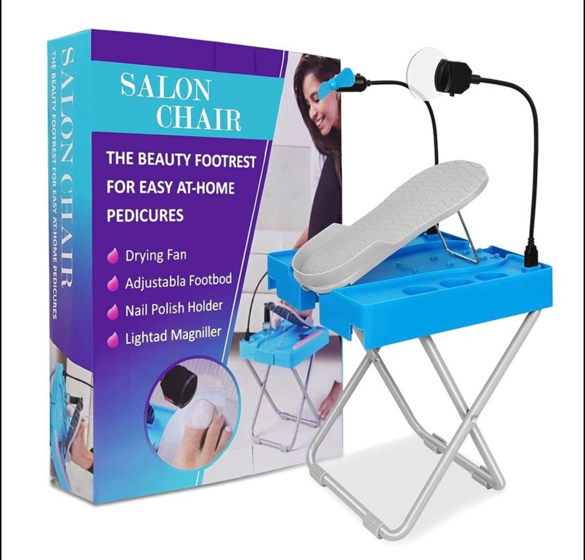 Le Repose-pieds De Beauté Pour Des Pédicures Faciles à Domic