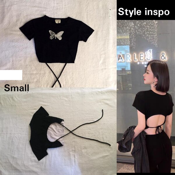 Salaula crop tops and tops