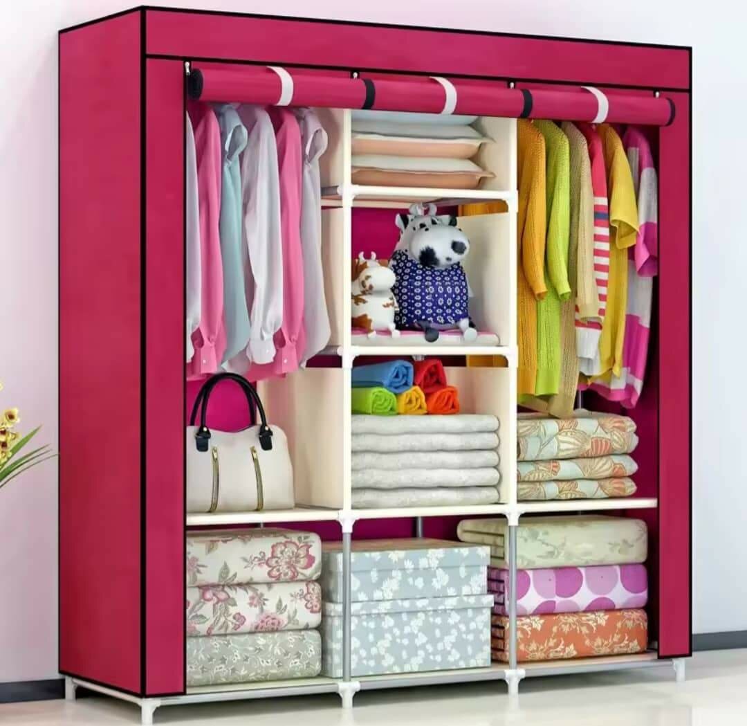 Armoire à vêtements en tissu, placard portable
