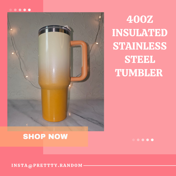 40oz stainless steel tumbler