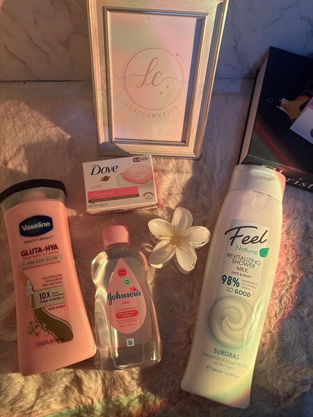 Vaseline & dove & Johnson