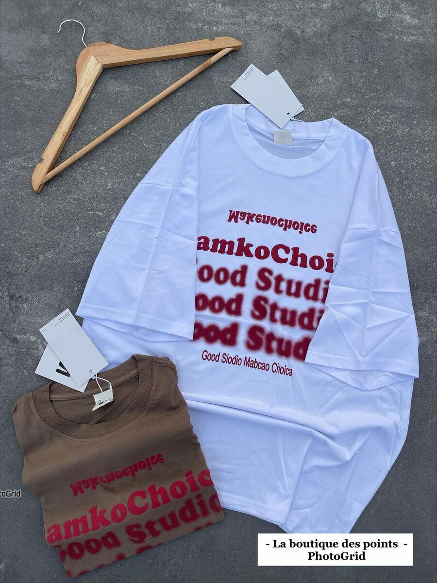 T-Shirt Oversize Unisexe Imprimé