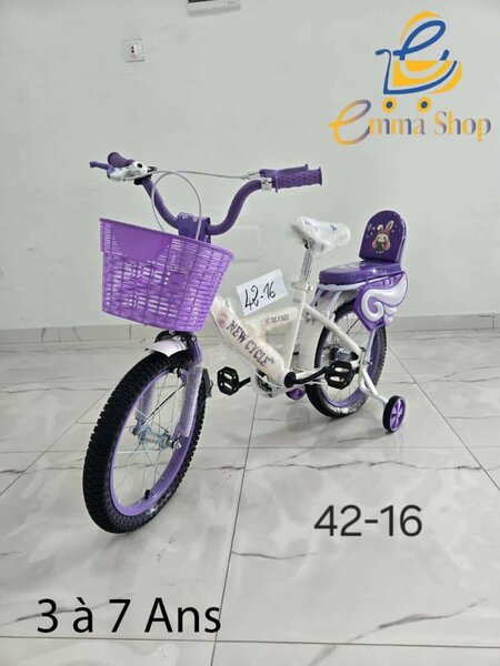 Vélo Enfant 3-7 Ans Violet