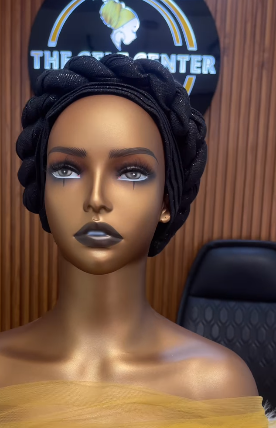 Black Twisted turban