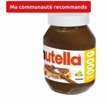 Nutella 1 kilo sachet et pot