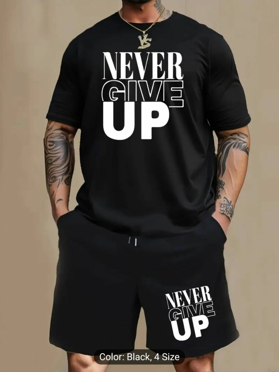 2 Pcs Cozy Men's Summer Pajama Sets