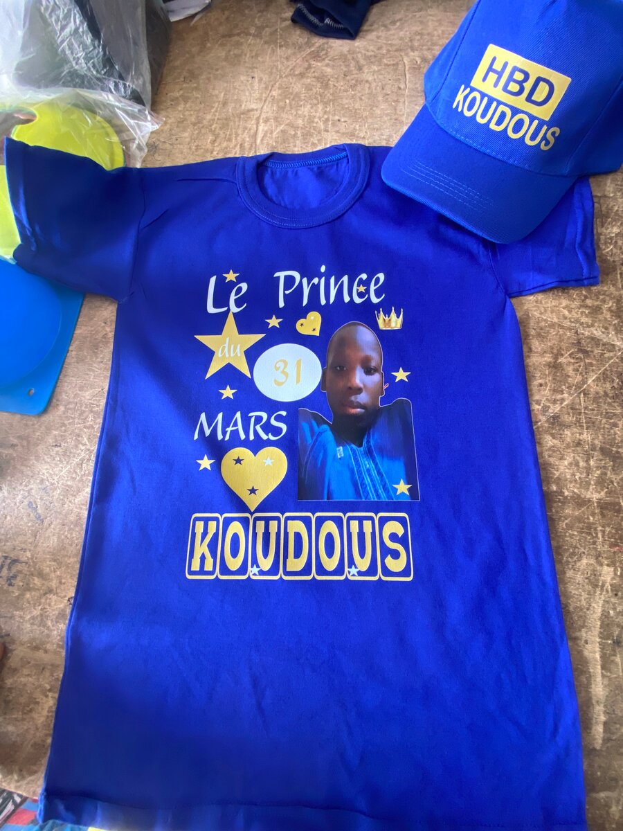 T-shirt Anniversaire Personnalisé