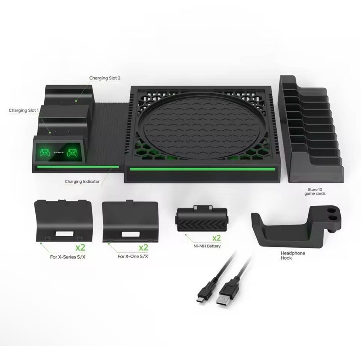 Station de charge Xbox multifonction