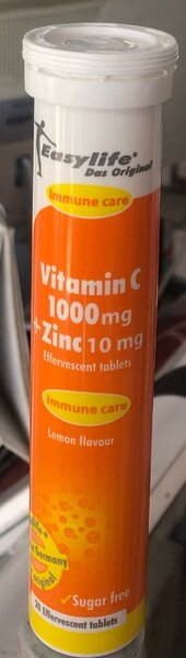 EASYLIFE VITAMIN C + ZINC EFFERVESCENT