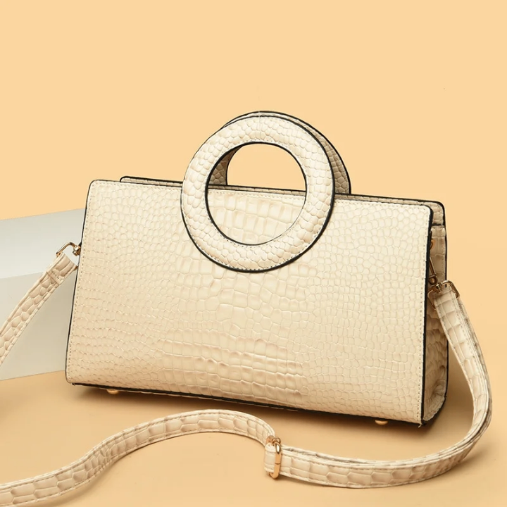 Sac à main croco élégant