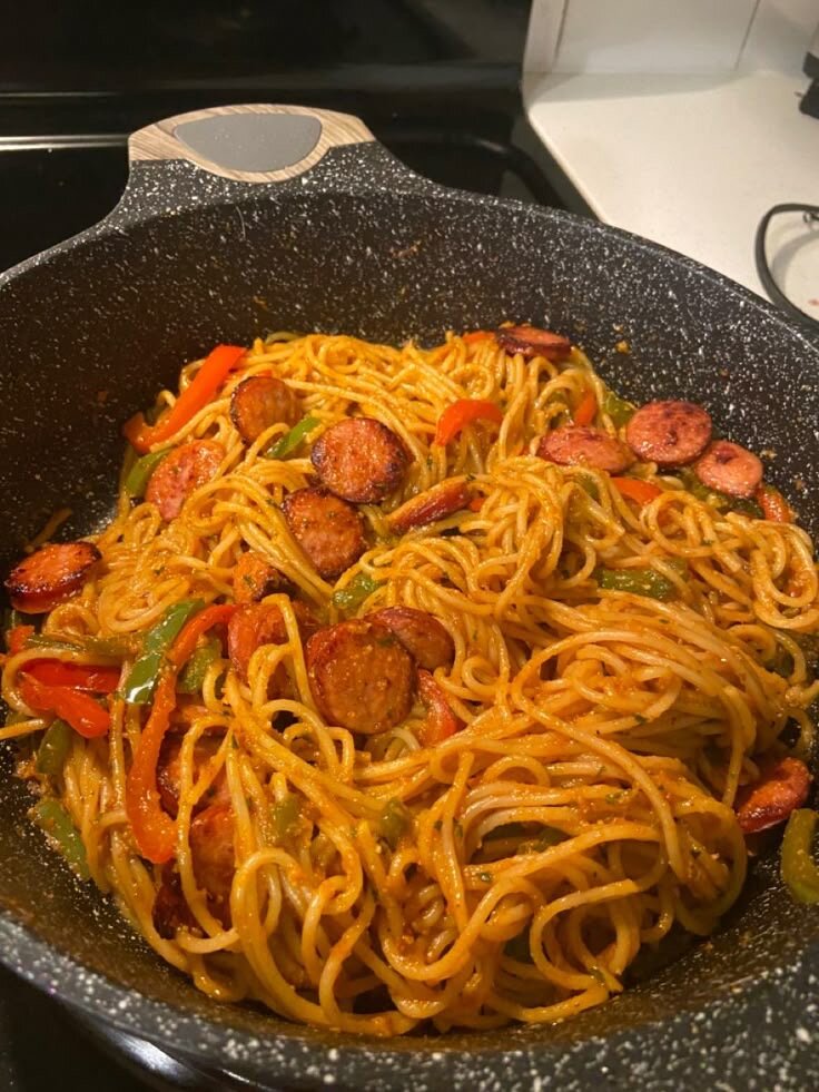 Spaghettis aux saveurs variées