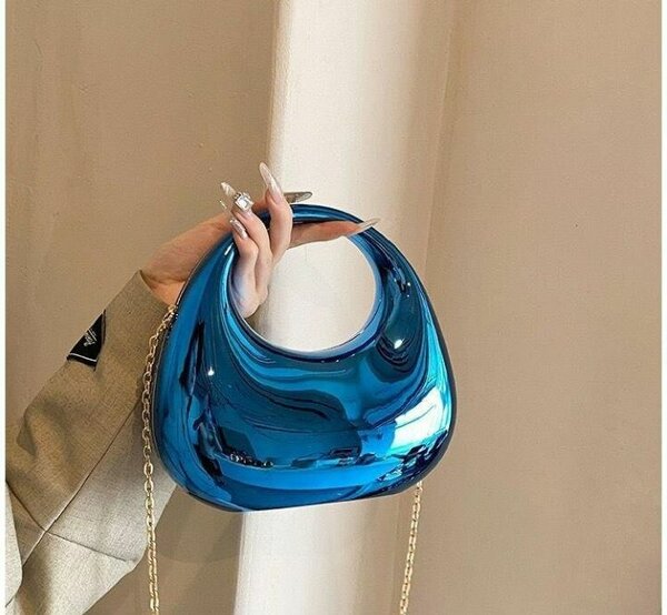 Sac à main élégant bleu