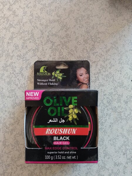 Olive oil hair gel