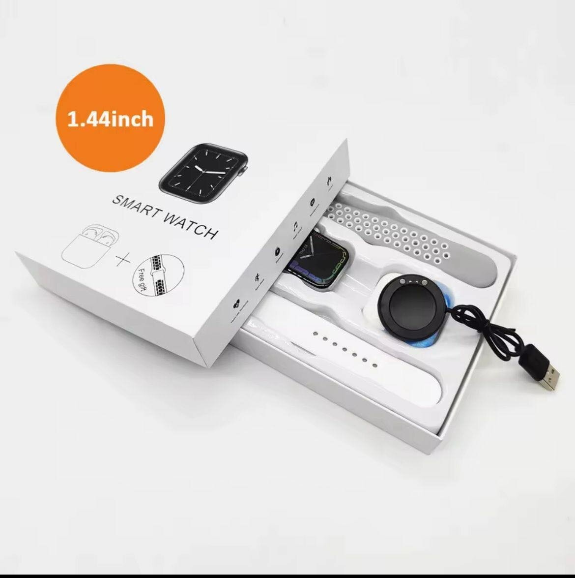 Montre intelligente 1.44" avec écouteurs