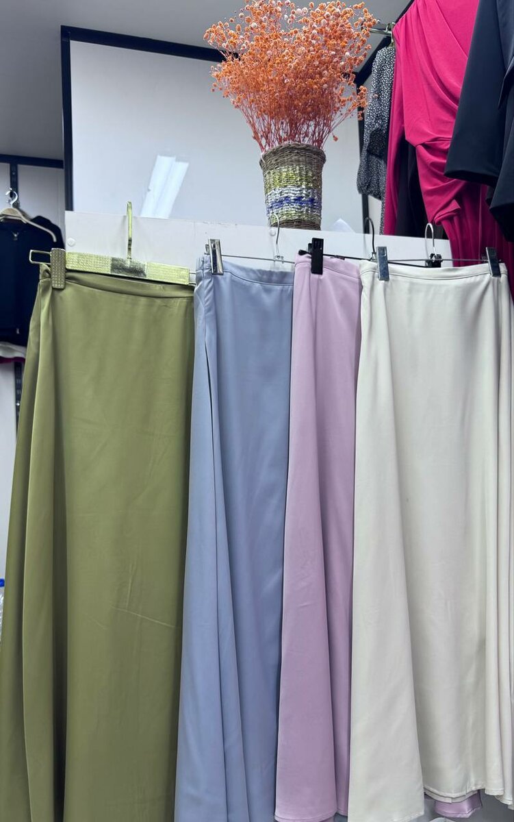 Юбки из шелка