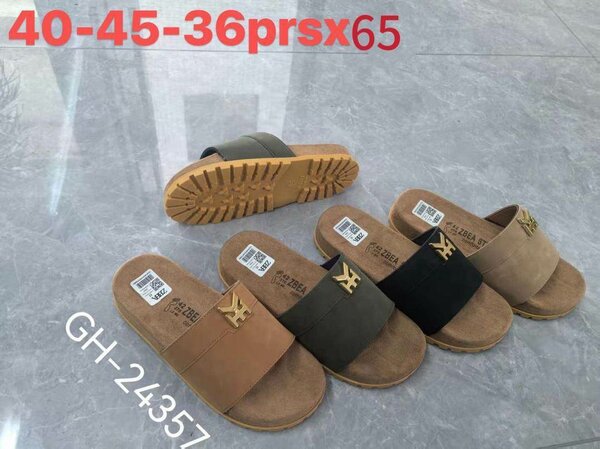 Slides en cuir élégantes