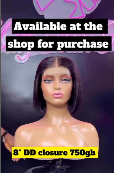 wig brunette short