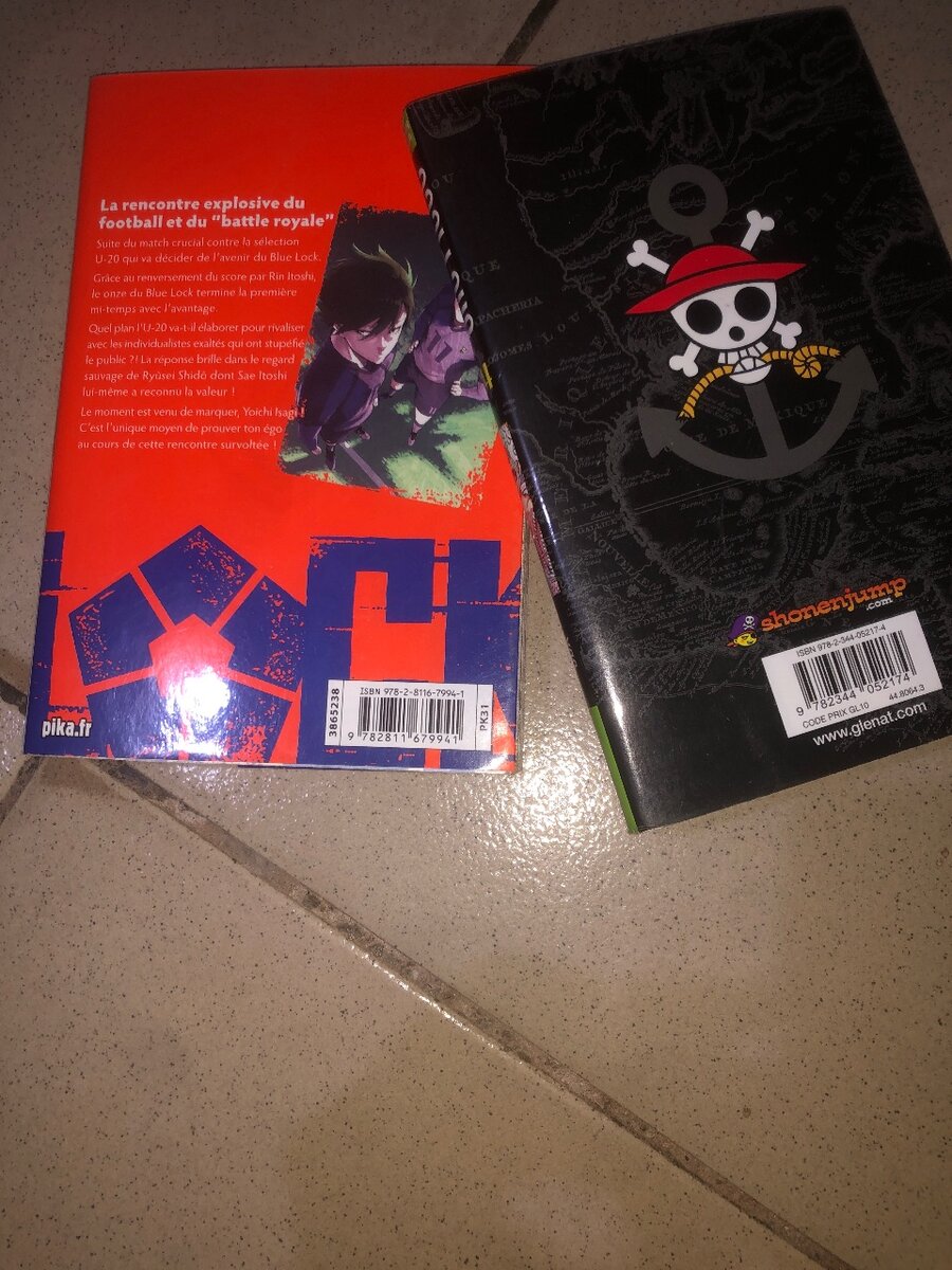 MANGA BLUE LOCK ET ONE PIECE