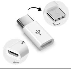 Usb Micro To Type C Connector Adapter For Android - White