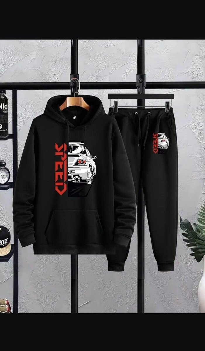 Men's hoodie track suit