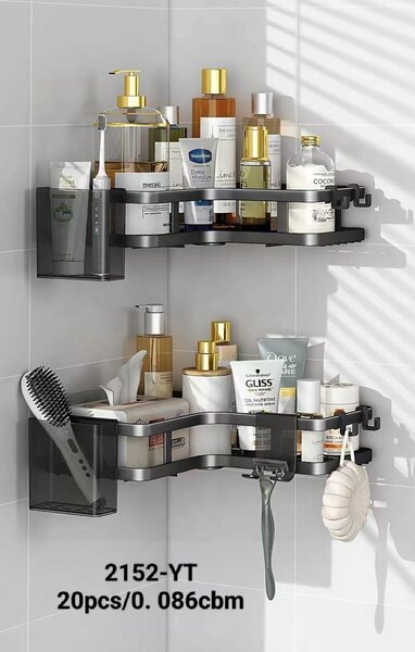 Bathroom corner shelves(2pcs)