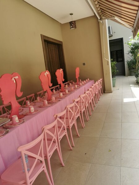 Chaises élégantes pour réceptions