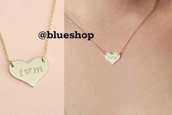 Couple First Letter Customized Pendant