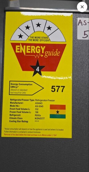 518 liters standing side by side fridge freezer dark grey