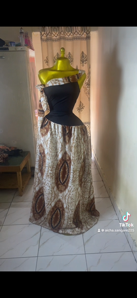 Robe longue tendance femme