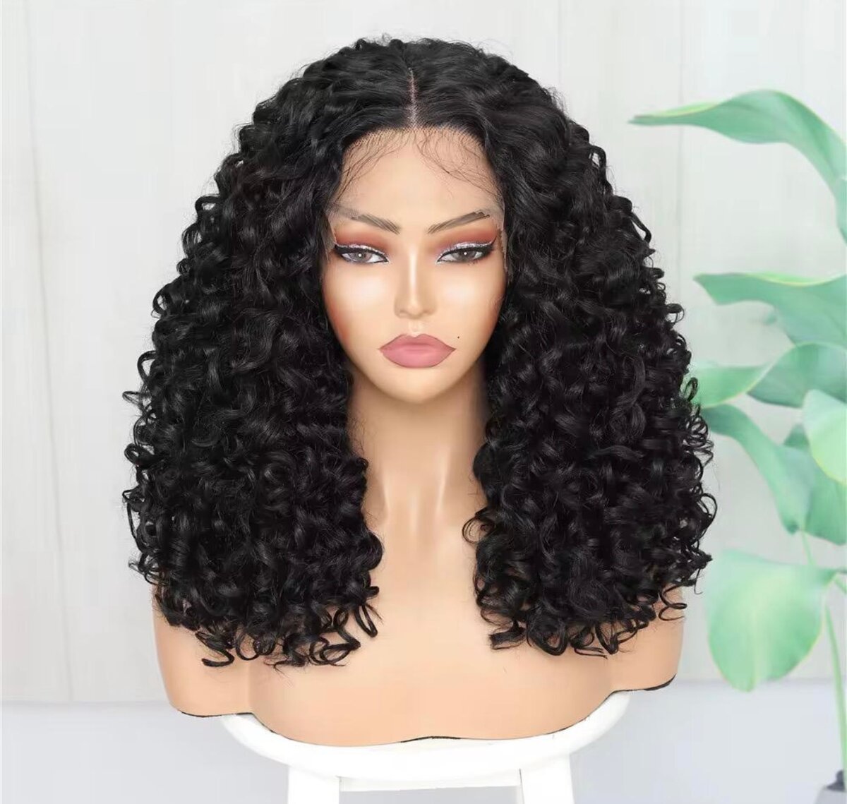 Perruque Bouclée Synthétique