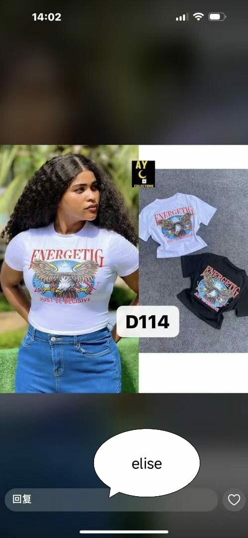 T-shirt à message tendance