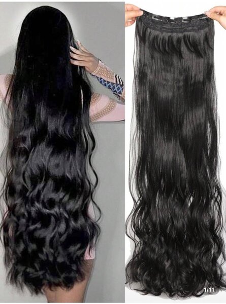 Extensions cheveux naturels noirs