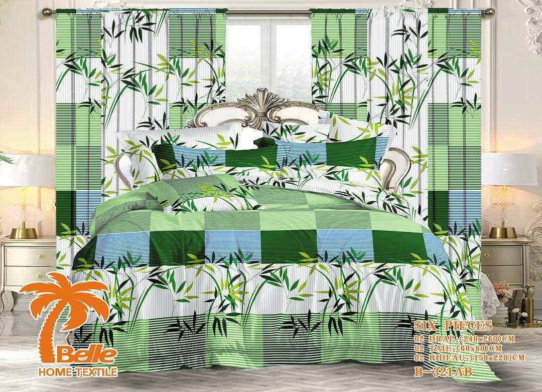 Drap de lits avec coussin