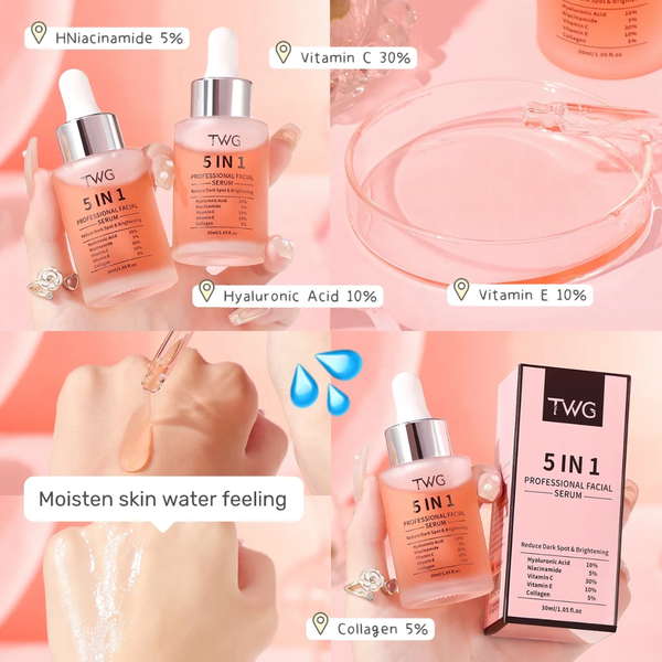 Sérum Visage 5-en-1 Hydratant