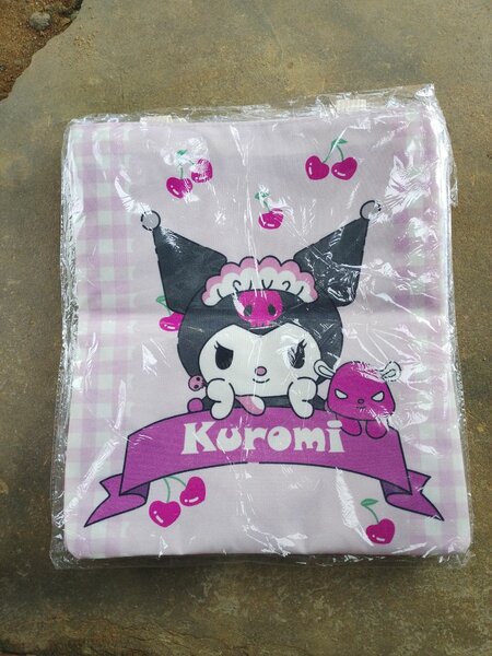 Couverture Kuromi en coton
