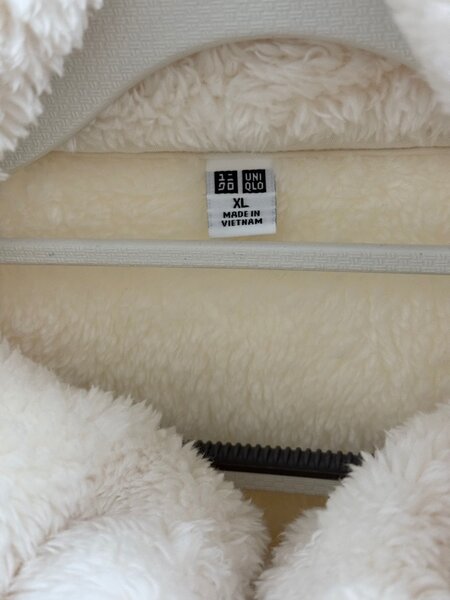 Флисовая пушистая куртка от Uniqlo Япония