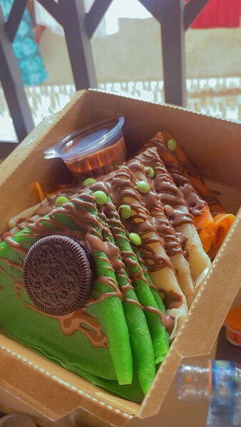 Crêpes Arc-en-Ciel Délicieux