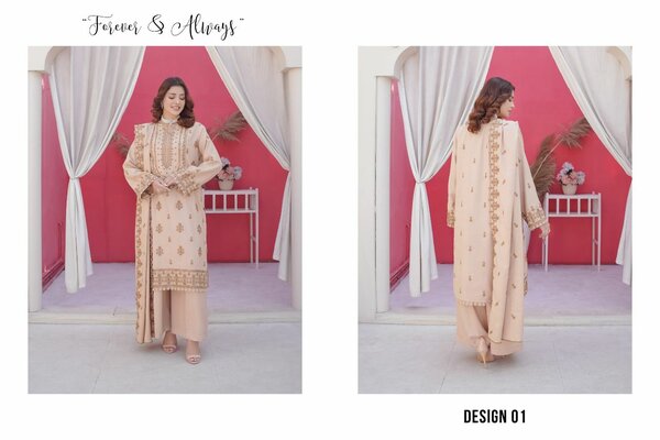 Dhanak embroidered