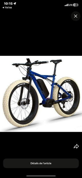 Vélo électrique tout-terrain