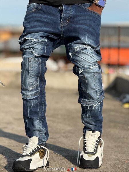 Jeans homme décontracté en denim