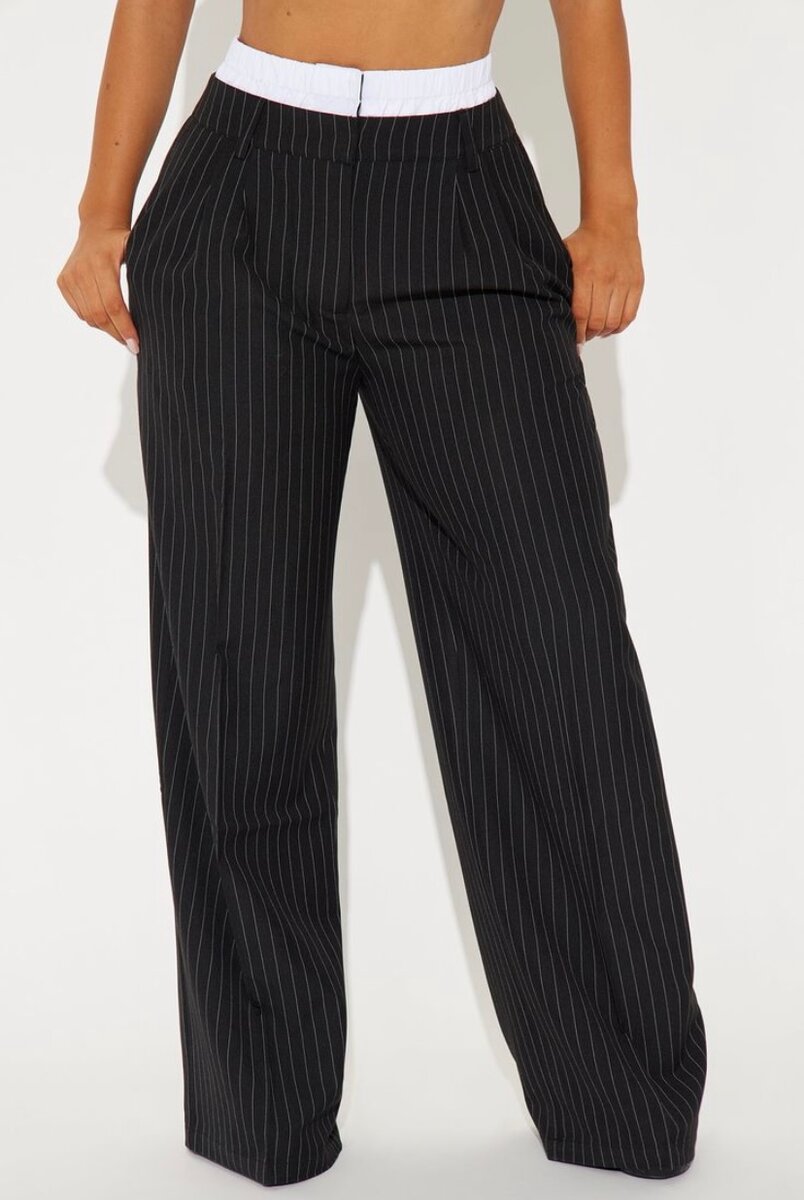 Women's Elegant Black Trousers
