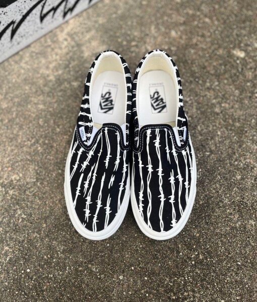 Vans custom sans lacets