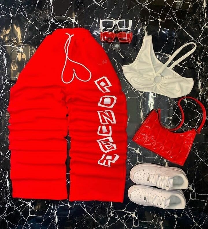 Girl top and down and all