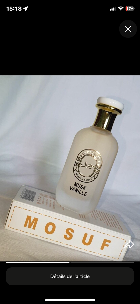 Parfum Musk Vanille Mosuf